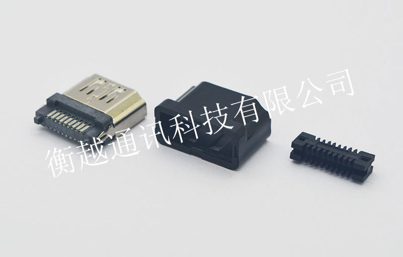 HDMI AF 自動焊配護套+線夾